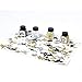 Winsor & Newton Collection Drawing Ink Set, Set of 4, Black, White, Metallic Tones