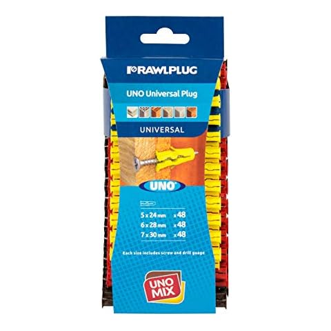 Rawlplug Universal Wall Plugs Set of 144 Cover
