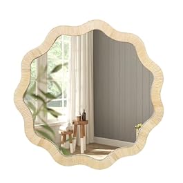 ULIKE Rattan Mirror for...