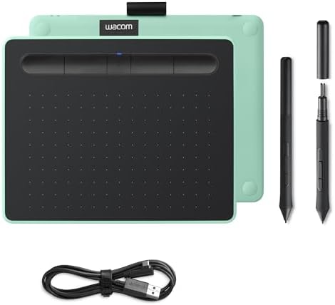 Bild 9 - Wacom Intuos Small Zeichentablett - Tablet zum Zeichnen & zur Fotobearbeitung mit druckempfindlichem Stift schwarz - Ideal für Home-Office & E-Learning