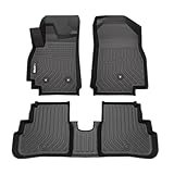 HAFIDI Floor Mats Fit for 2016-2022 Chevy Spark All Weather Protection TPE Anti-Slip Automotive Floor Liners(Not for GT/EV Models), Spark Accessories Black
