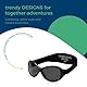 Babybanz Retro Sonnenbrille schwarz, 0-2 Jahre
