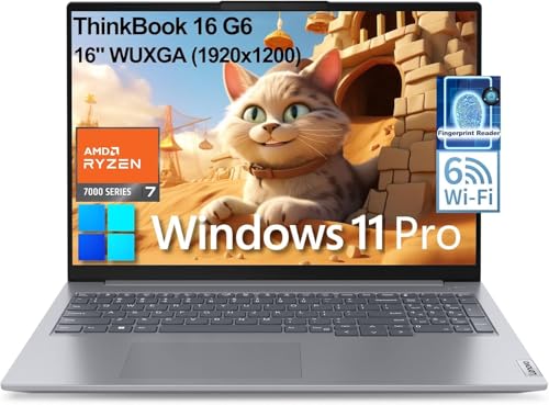 Lenovo ThinkBook 16 G6 Business Laptop, 16