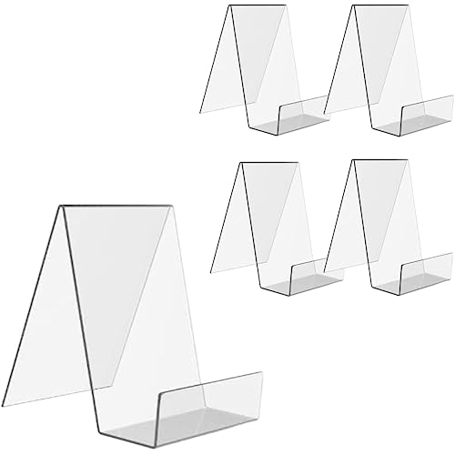 JEWELTH Clear Acrylic Cookbook Holder 5-Piece Set