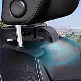 Car Fan - Cooling Fan for Car,Car Fan for Backseat,Car Headrest Fan,Portable Vehicle Cooling Fan - Cooling and Heating, 360° Rotation,12V 150W Plug in Cigarette Lighter for Car Dashboard & Seat