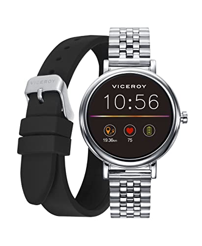 Viceroy Reloj Mujer 401144-80 Smart Pro + Correa Adicional (Plateado)
