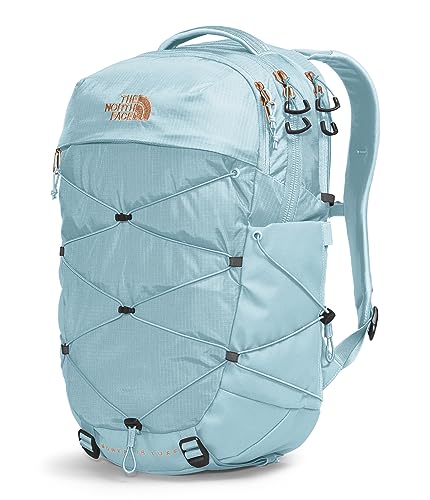 THE NORTH FACE Women's Borealis Luxe Commuter Laptop Backpack, Icecap Blue/Burnt Coral Metallic, One Size 2 41mUIQitwcL