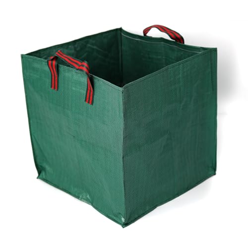 MUYYIKA ガーデンバッグ 集草バッグ 立式 落ち葉入れ ガーデンバケツ 落ち葉集め 剪定ゴミ袋 落ち葉 袋 園芸用 バック 折りたたみ 再利用可能（40×40×37cm）