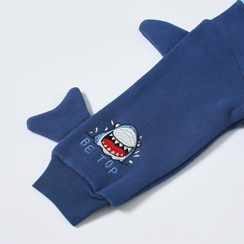 Sweat à capuche polaire pour garçon pull chaud d'hiver enfant - 5