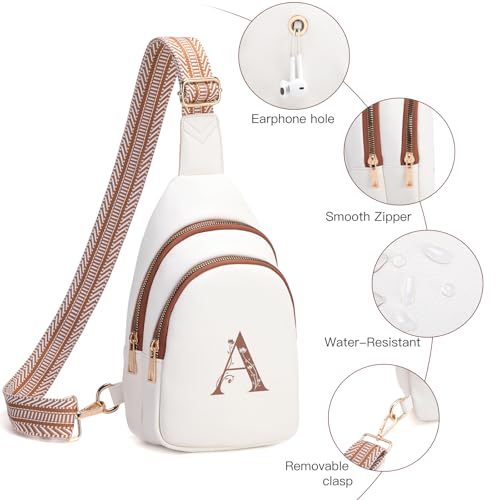 Viverte Crossbody Bags for Women Initial Sling Bag Cross Body Fanny Packs Personalized Gifts for Mom Women Wife - Image 4