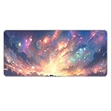 ✨ 【Base en caoutchouc antidérapant】La base en caoutchouc du tapis empêche la souris de glisser sur le bureau lors de mouvements rapides ou de frappes lourdes.