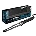 Produktbild Revamp Progloss Big Wand - Beheizter Lockenstab mit Ionen-Technologie für lose Locken und Wellen, 32-19mm konischer Keramikzylinder, mit Standfuß, hitzebeständigem Handschuh und Abschaltautomatik