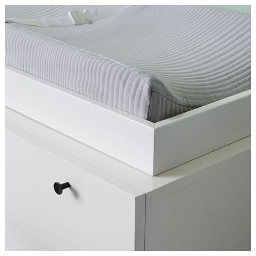 Pottery Barn Kids Changing Pad, 100% Organic Cotton Waterproof Contour Diaper Changing Pad for Dresser Top, Baby Changing Pad Cover ONLY (Stone White)