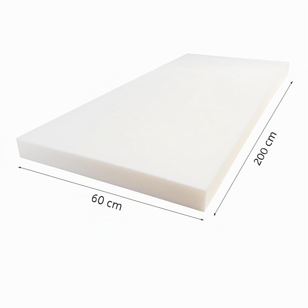 All4All Mousse de Rembourrage - Mousse Haute densité pour canapés et assises - D 25/44-60x200x5