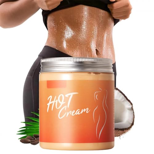 Firming Hot Cream, Straffende Wärmecreme, Natürliche Anti-Cellulite-Pflege, Feuchtigkeitsspendende Körpercreme für Bauch, Beine, Arme & Po, Für ein gepflegtes Hautgefühl
