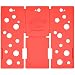 BOXLEGEND V3 shirt folding board t shirts folder easy and fast For kid to fold Clothes folding boards Laundry folders flipfold 4mm. Red