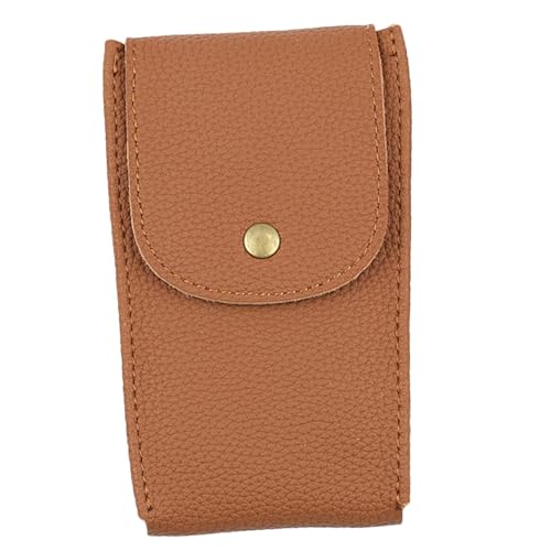 Montres-bracelets en sécurité grâce à la pochette portable en cuir