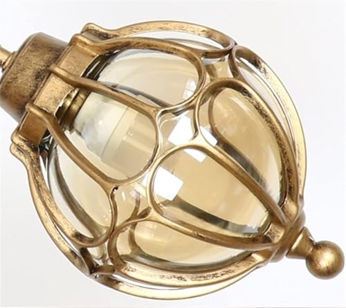 Lustre extérieur Victoria en verre style européen lanterne de plafond E27
