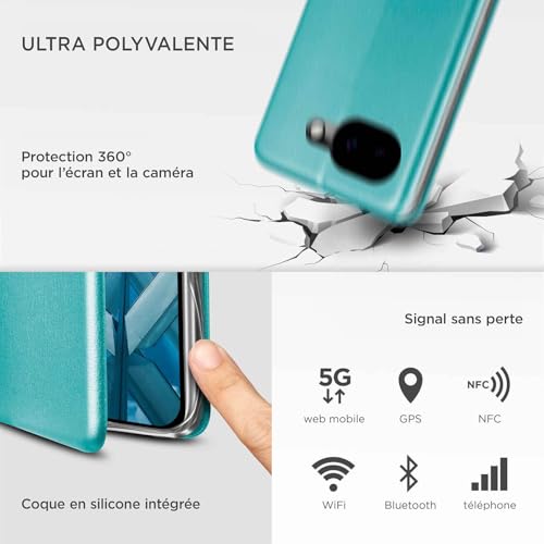 Protection Google Pixel 10a bleu menthe idéale pour visionner vos vidéos - 4
