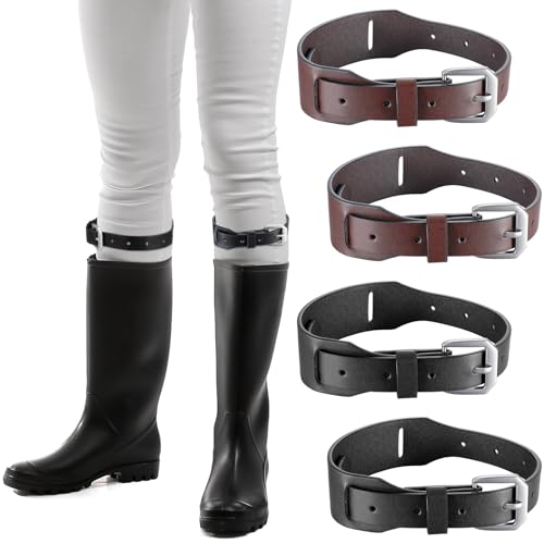 2 Pack Equestrian Garter Straps Adjustable Equestrian Garter Straps Leather Horse Riding Leg Bands for Men Women Kids Boots Breeches Horseback Riding