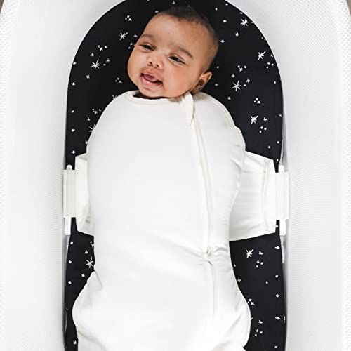 Image of Happiest Baby SNOO Comforter Sleep Sack - Organic Cotton Swaddle Blanket - Doctor Designed Promotes Healthy Hip Development