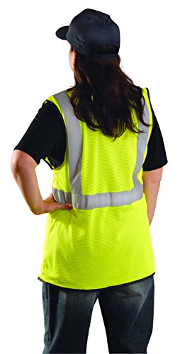 Image of Occunomix LUX-SSGCS-Y2,3X Class 2 High Visibility Mesh Surveyor, XX-Large /3X-Large, Yellow