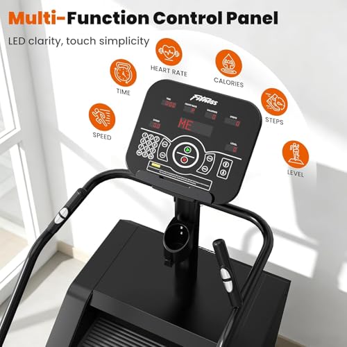 Image of Stairmaster Machine with Led Screen, Commercial Grade Stair Climber for Cardio Training, 15 Speed Levels Continuous Climbing Exercise Machine, 15-164 Steps Per Minute