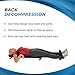 Stamina InLine Back Stretch Bench Upper and Lower Back Stretcher - No Inversion Decompression Fitness Equipment - Up to 250 lbs Weight Capacity