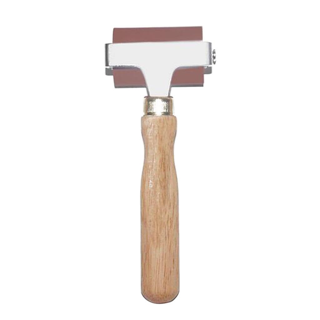 Quxvuis Light Durable Soft Rubber Printing Brayer Tools Weight Roller Crafting Easy To Clean Printmaking Supplies Glue Woodworking Printing Silicone Window