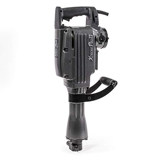 XtremepowerUS Pro-Series 2200W Demolition Electric Jack Hammer Concrete Breaker Power w/Flat Chisel and Point Chisel Bit with Carrying Case