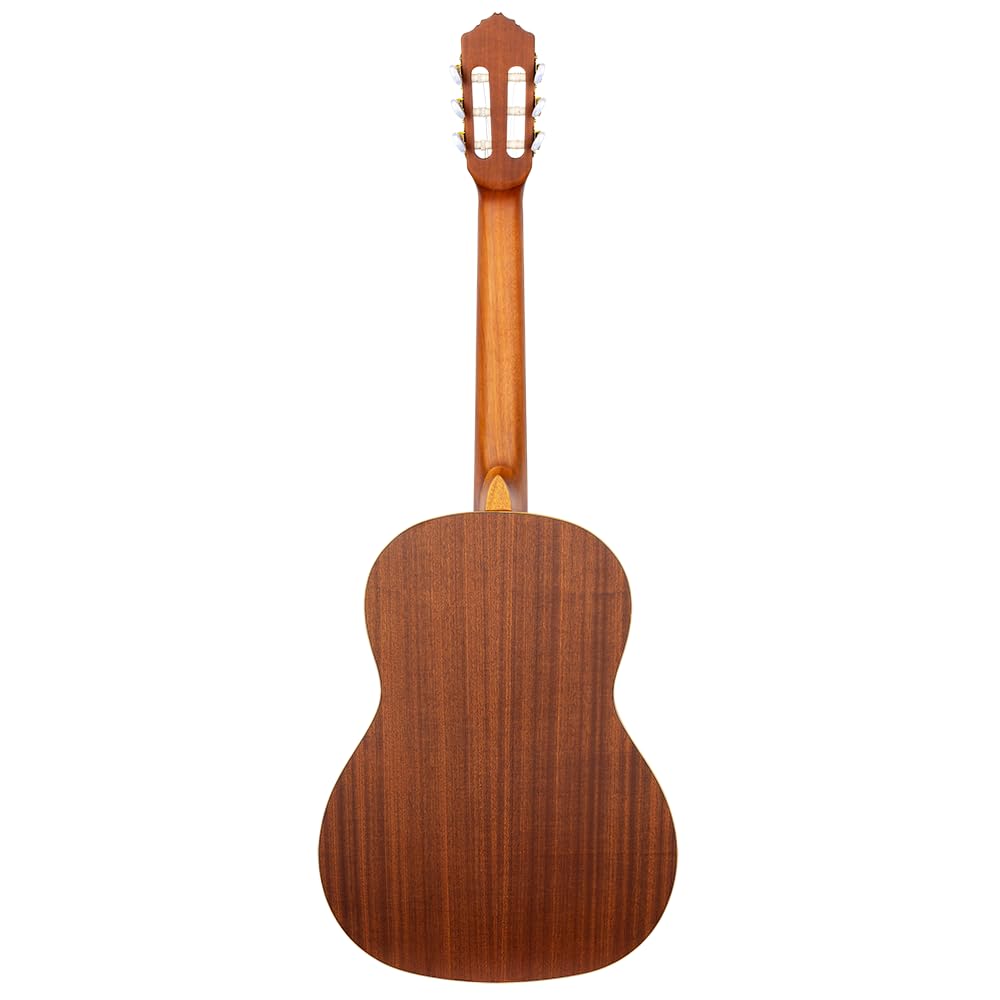 Ortega Guitars Konzert Gitarre Linkshänder – 4/4, Slim Neck – Family Series Pro – Inklusive Gig Bag – Massive Kanadische Rotzeder, Mahagoni, Natur (R131SN-L) | 4/4 Nylonsaitengitarre, massive kanadische Rotzederndecke und Mahagoni-Korpus Satin-Finish, sli