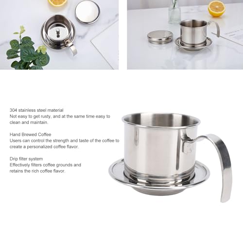 Cafetera Vietnamita Portátil con Filtro Ajustable de 200 ml miniatura 2