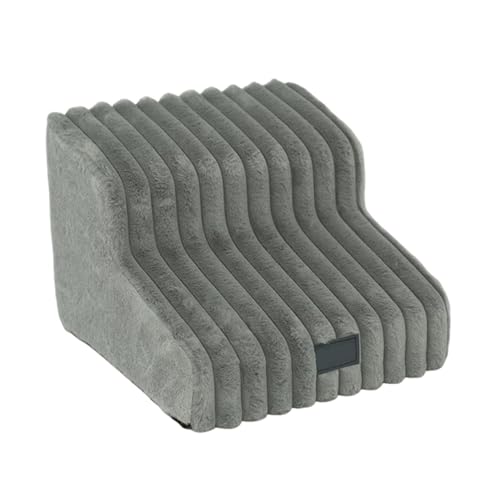 Estructura estable para mascotas pequeñas con rampa lavable y cojín suave anticaídas de sofá 2