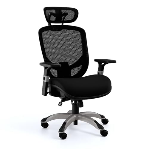 STAPLES Hyken Ergonomic Office Chair | Adjustable Lumbar Support with Breathable Mesh, Swivel Desk Chair for Home Office, Black (XL) view 3
