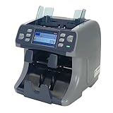 Contadora vertical de divisas con pantalla táctil CIS 450X y detector billetes una boca media for Estados Unidos