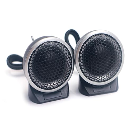 Montesy 2pcs HiFi Silk Dome Tweeter Speakers Suitable for Car Stereo Enthusiasts with Dynamic Response Immersive Music Listening