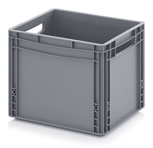 Auer Packaging Eurobehälter 40 x 30 x 32 cm, 30 Liter Eurobox Lagerbox mit Griffen 40x30x32 Plastikbox stapelbar Lagerkiste Box Kiste für Privat, Gewerbe, Lager, Garage, Hobby