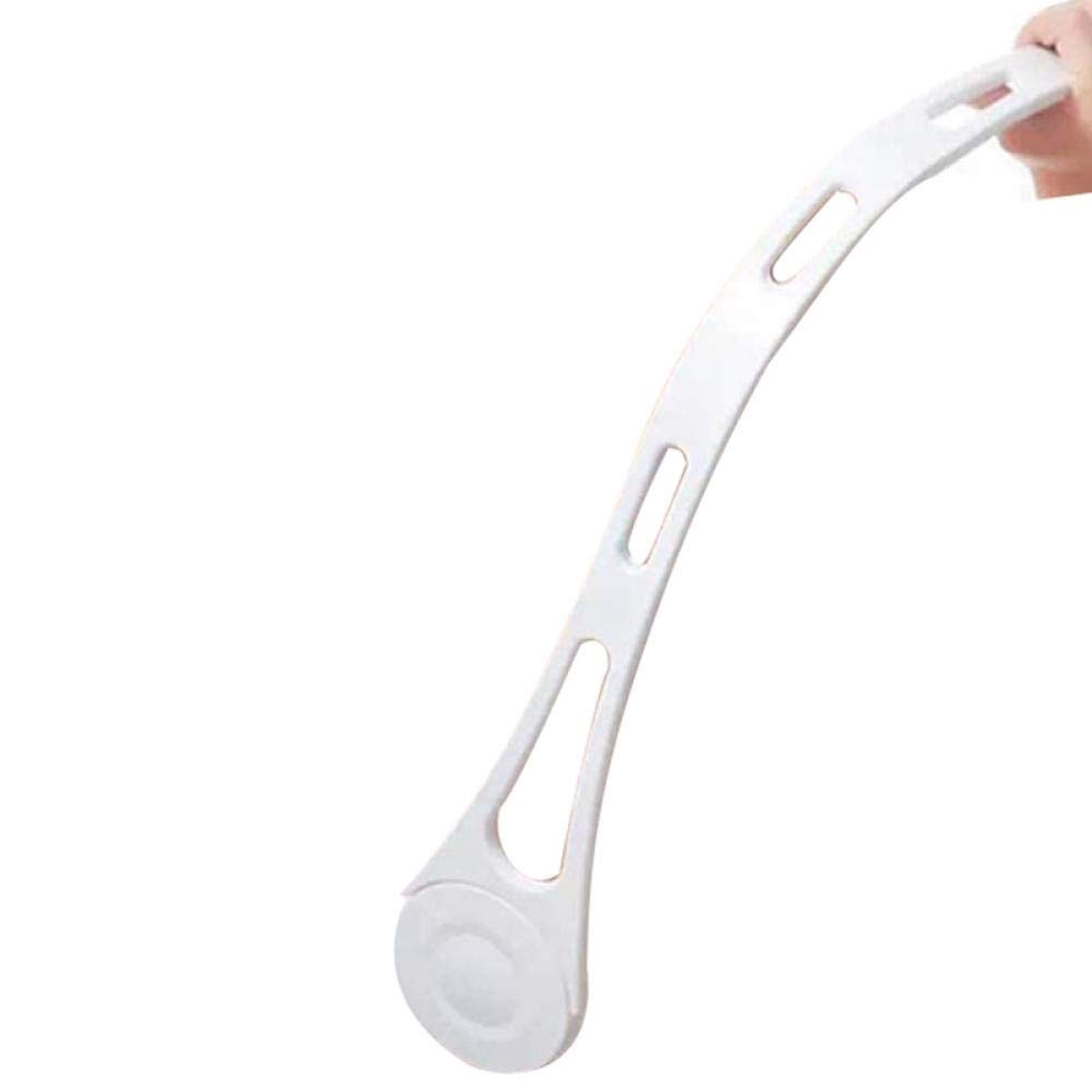 Szczotka pod prysznic Szczotka do ciała pod prysznic ze szczotką gąbkową, nylonem, szczotką do masażu, gąbką do szorowania pleców Gąbka do kąpieli z zakrzywionym długim uchwytem do skóry Exf