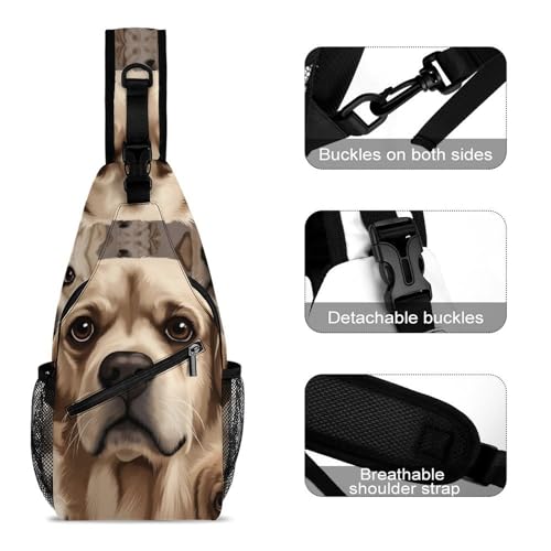 Mochila deportiva tipo bandolera para senderismo y uso casual miniatura 3