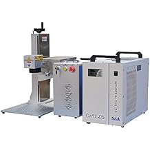 JPT 3W UV Laser Engraver Laser Marking Machine 175175mm Lens with S&A Water Chiller and D80 Rotary Axis SFX-3UV Class 1 Laser Output Power 0.39mW