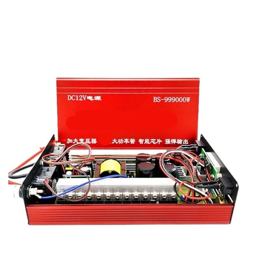 SPABOY Inverter Head high-Power 12v Battery Converter kit 26-Tube Smart Inverter Booster (Size : 26 Tubes 999000w)