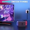 Cargador para Nintendo Switch, cargador rápido con cable de carga de 2 m, adaptador de corriente CA para Nintendo Switch OLED/LITE Steam Deck, compatible con modo TV de Switch, salida 15V 2.6A USB C 6