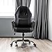 PayLessHere Gaming Chair Ergonomic Office Chair Computer Chair with Lumbar Support Ergonomic Pu Leather Adjustable Height Executive Chair for Women Men and Adults (Classic, Black)