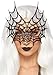 Produktbild shoperama Schwarze Glitter Spinnennetz Maske von Leg Avenue Gesichtsmaske Spider Woman Kostüm-Zubehör Halloween