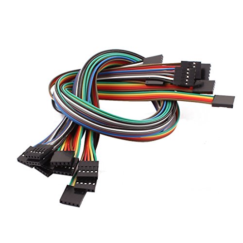 Aexit 10 Pcs Accesorios Audio y Video Female Jumper 40cm miniatura 1