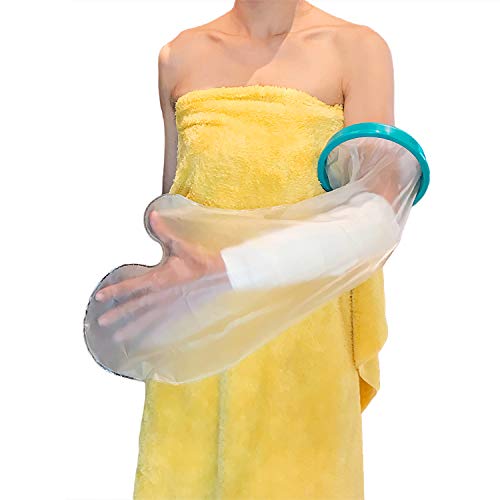 iBstone Waterproof Short Arm Cast Cover for Shower, Watertight Bandage Protector for Adult