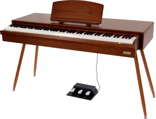 Woodbrass VP20 Piano Numérique Vintage 88 Touches Toucher Lourd à Marteaux Progressifs – Son...