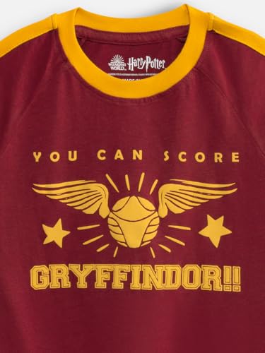 Image of Nap Chief Kids Official Harry Potter Printed Cotton T-Shirt | Casual Wear Tee for Boys & Girls