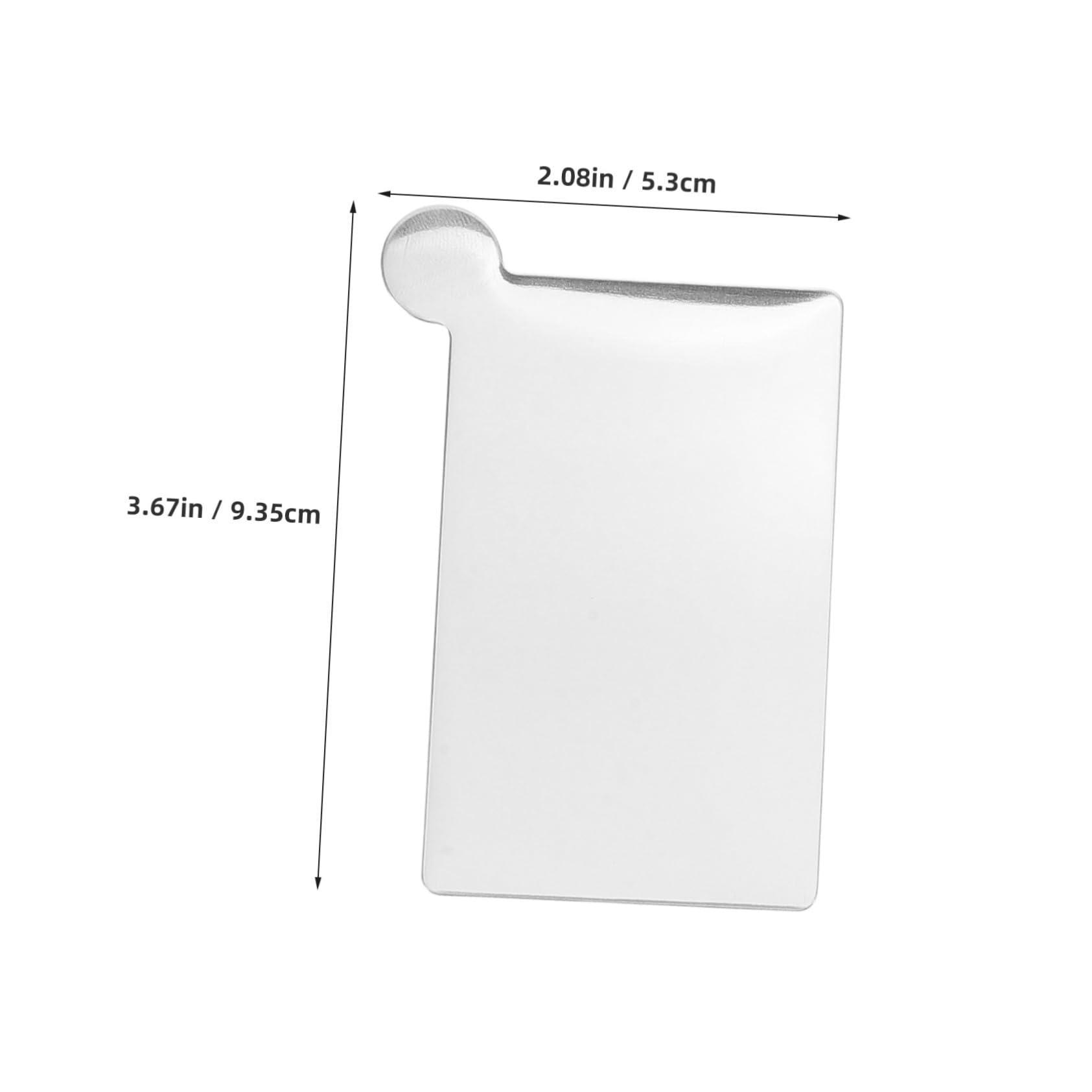 SOESFOUFU Makeup Palette Mixing Tray Stainless Steel Foundation Blender Portable Mini Palette for Blending Cosmetics