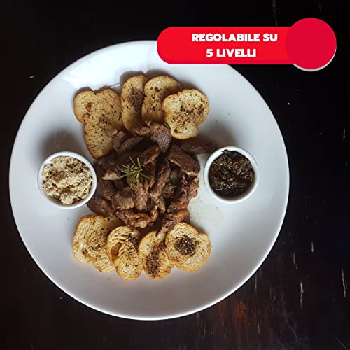 ARDES | Elektroherd 1 Kochfeld aus Gusseisen mit 1500W aus lackiertem Stahl Durchmesser Platte 18,5 cm und Thermostat Modell TIKAPPA AR1F19 Schwarz